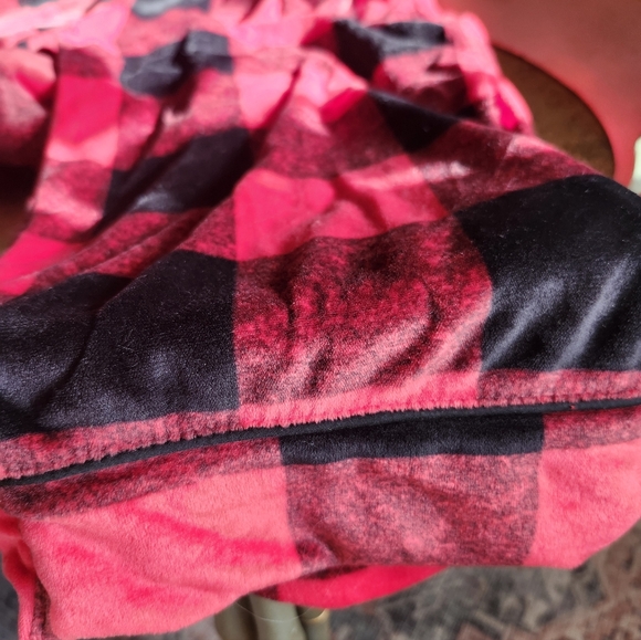 Donna Karan Red and Black Checkered Shirt - Picture 4 of 5